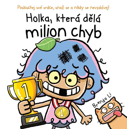 Holka, která dělá milion chyb – obálka knihy